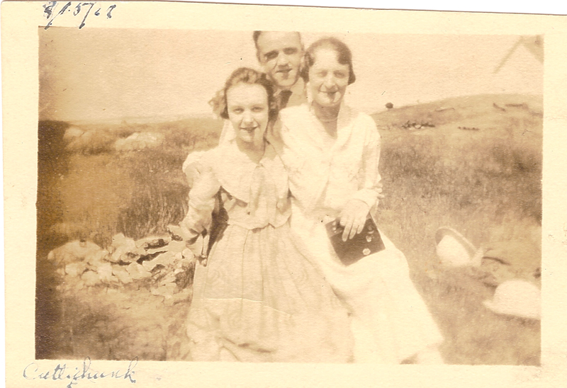 Alice and Dolores - Cuttyhunk - 8 15 1917